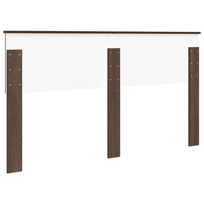 vidaXL Headboard Brown Oak Engineered wood 6