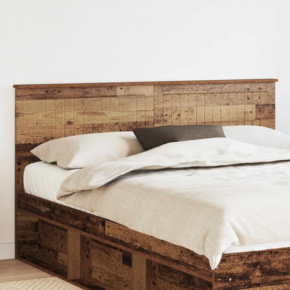 vidaXL Headboard Old Wood Engineered wood 1