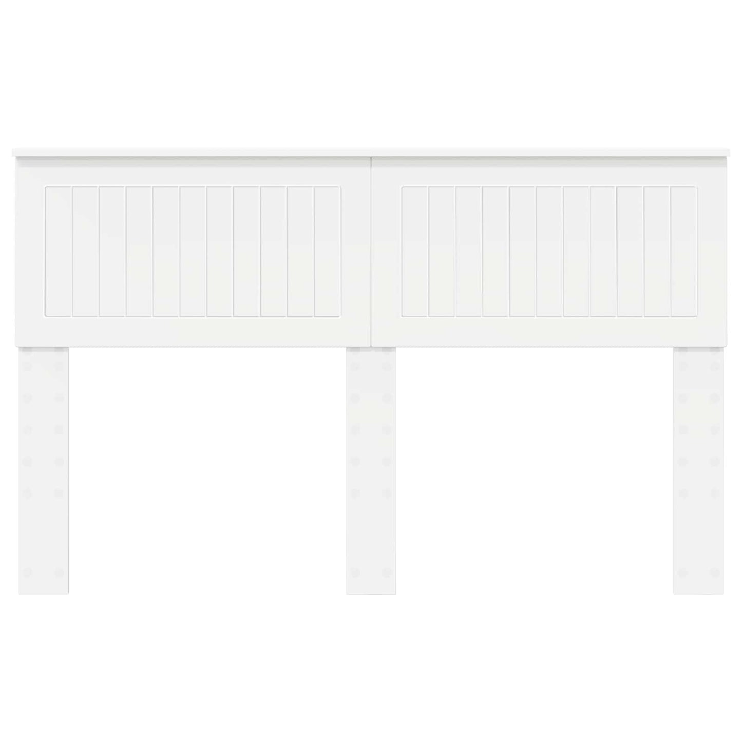 vidaXL Headboard White Engineered wood 4