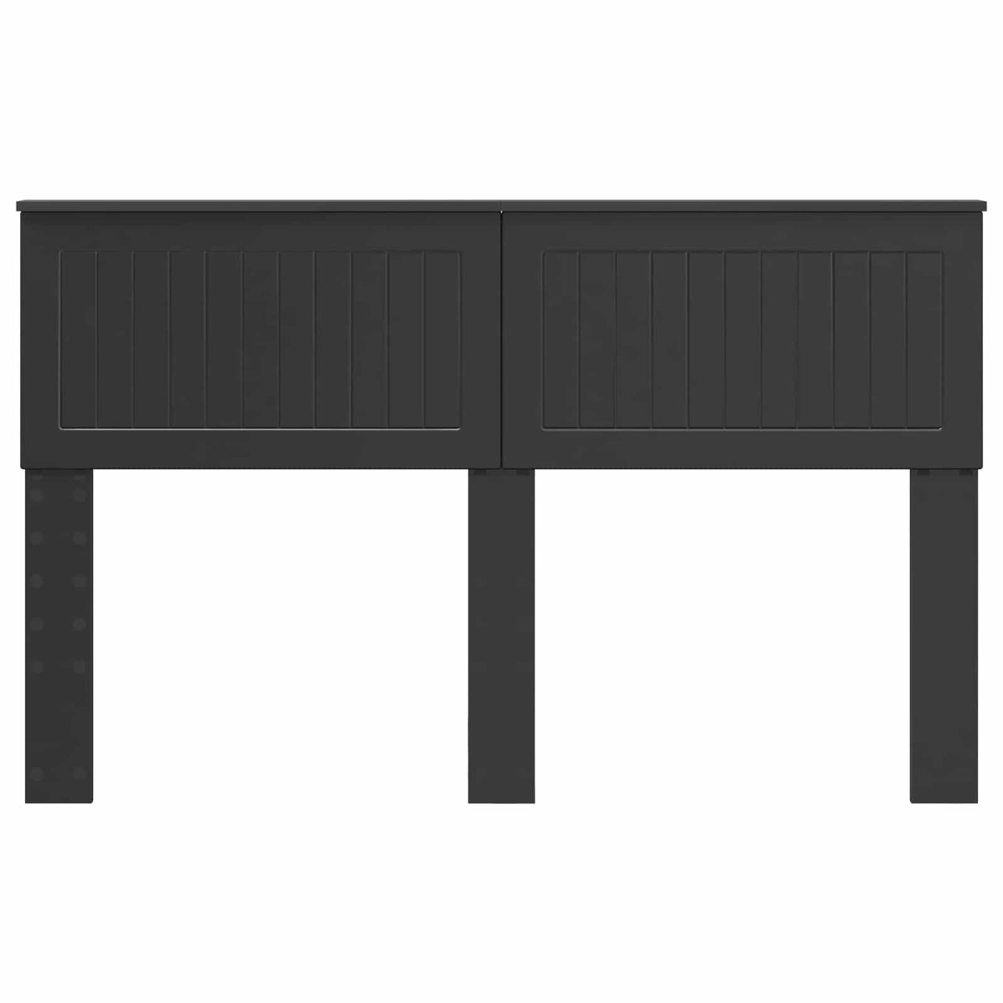 vidaXL Headboard Black Oak Engineered wood 4