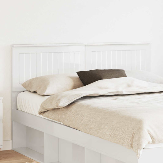 Headboard Gloss White Engineered wood 1