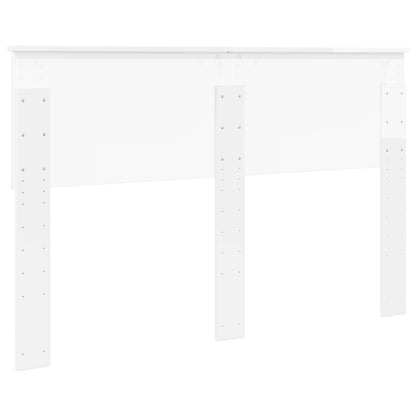 vidaXL Headboard Gloss White Engineered wood 6
