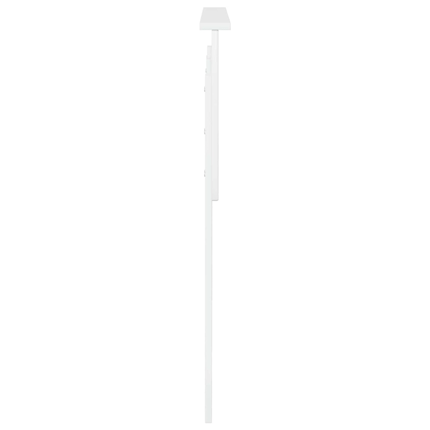 vidaXL Headboard Gloss White Engineered wood 5