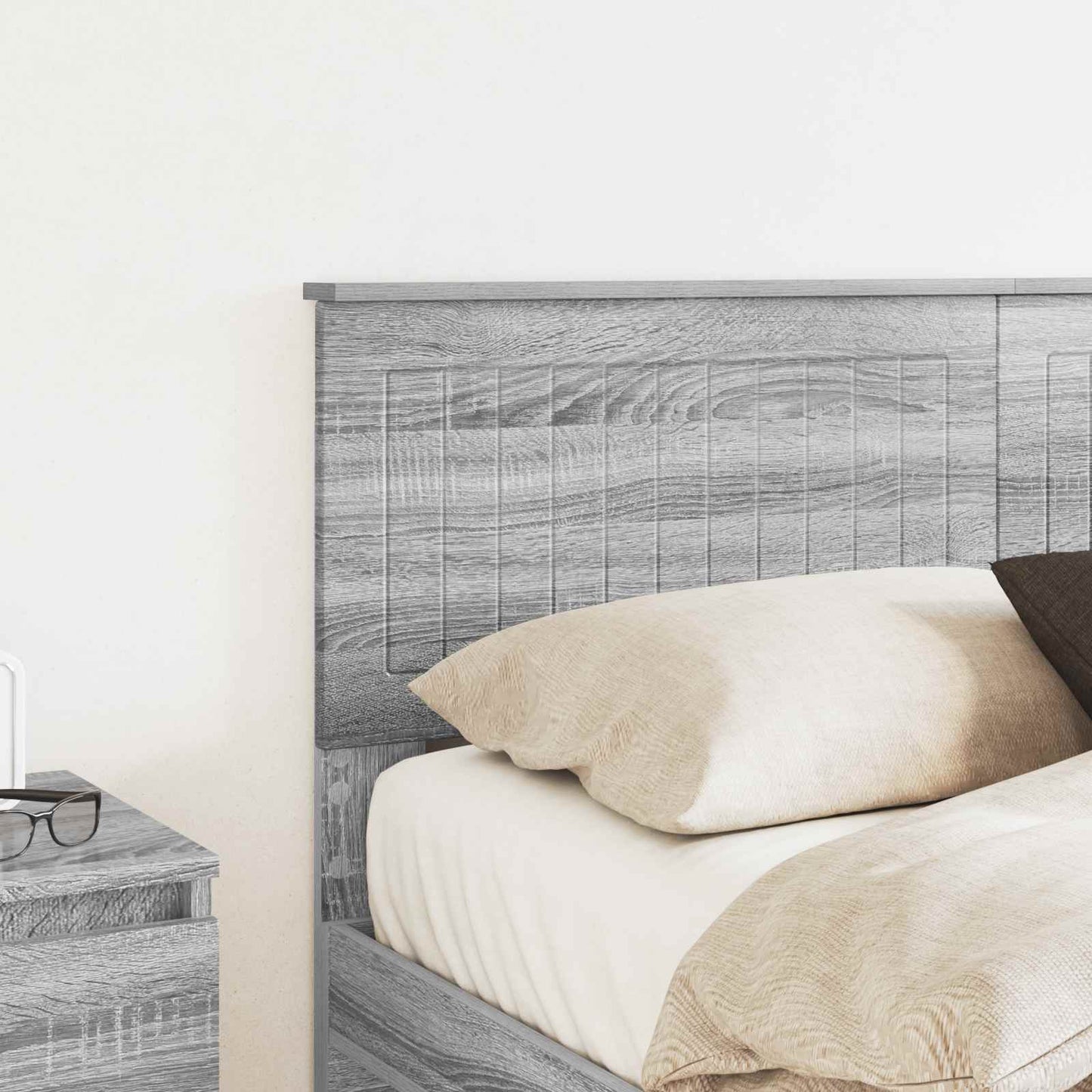 vidaXL Headboard Grey Sonoma Engineered wood 3