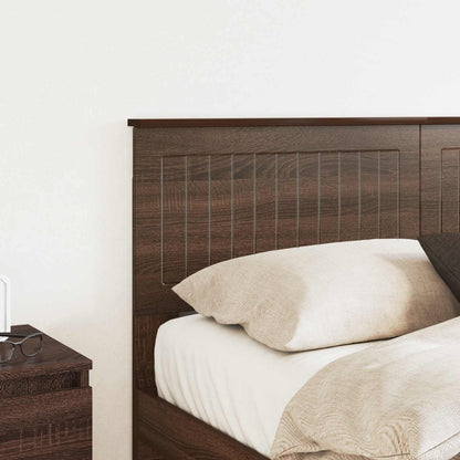 vidaXL Headboard Brown Oak Engineered wood 3