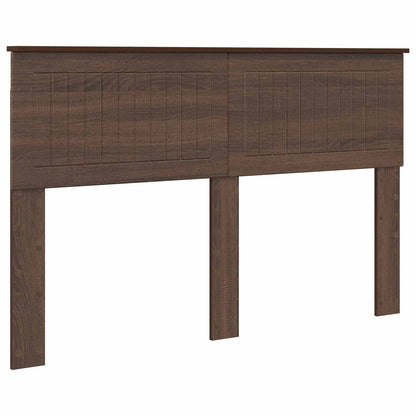 vidaXL Headboard Brown Oak Engineered wood 2