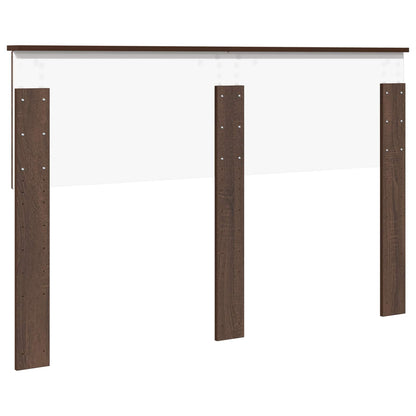 vidaXL Headboard Brown Oak Engineered wood 6