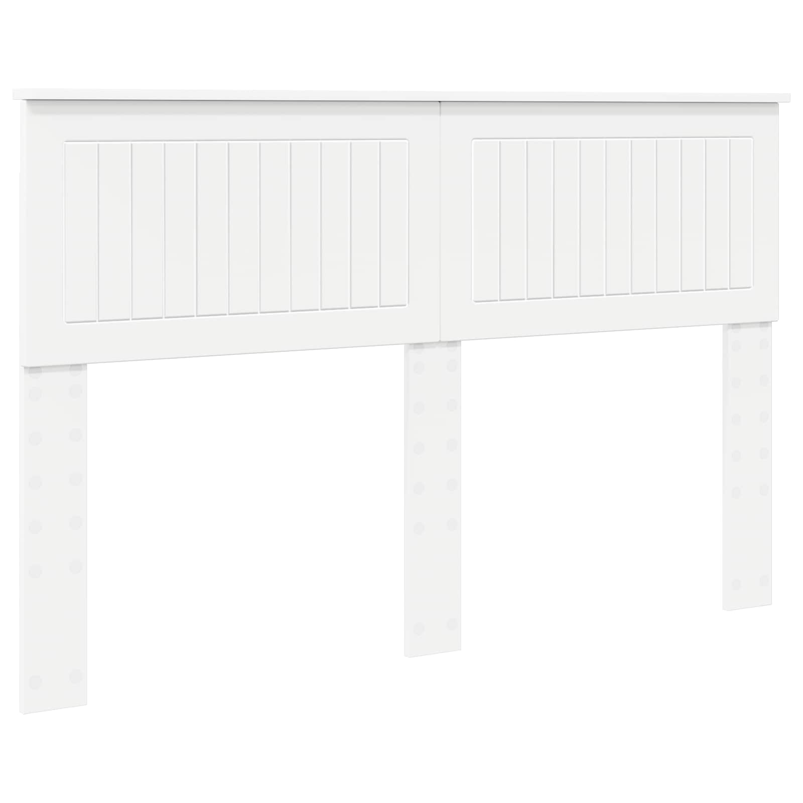 vidaXL Headboard White Engineered wood 2
