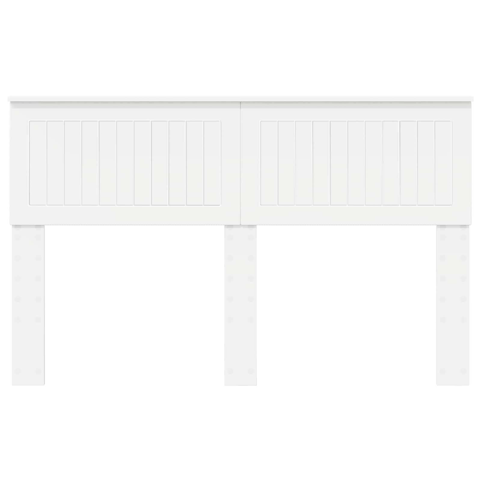 vidaXL Headboard White Engineered wood 4