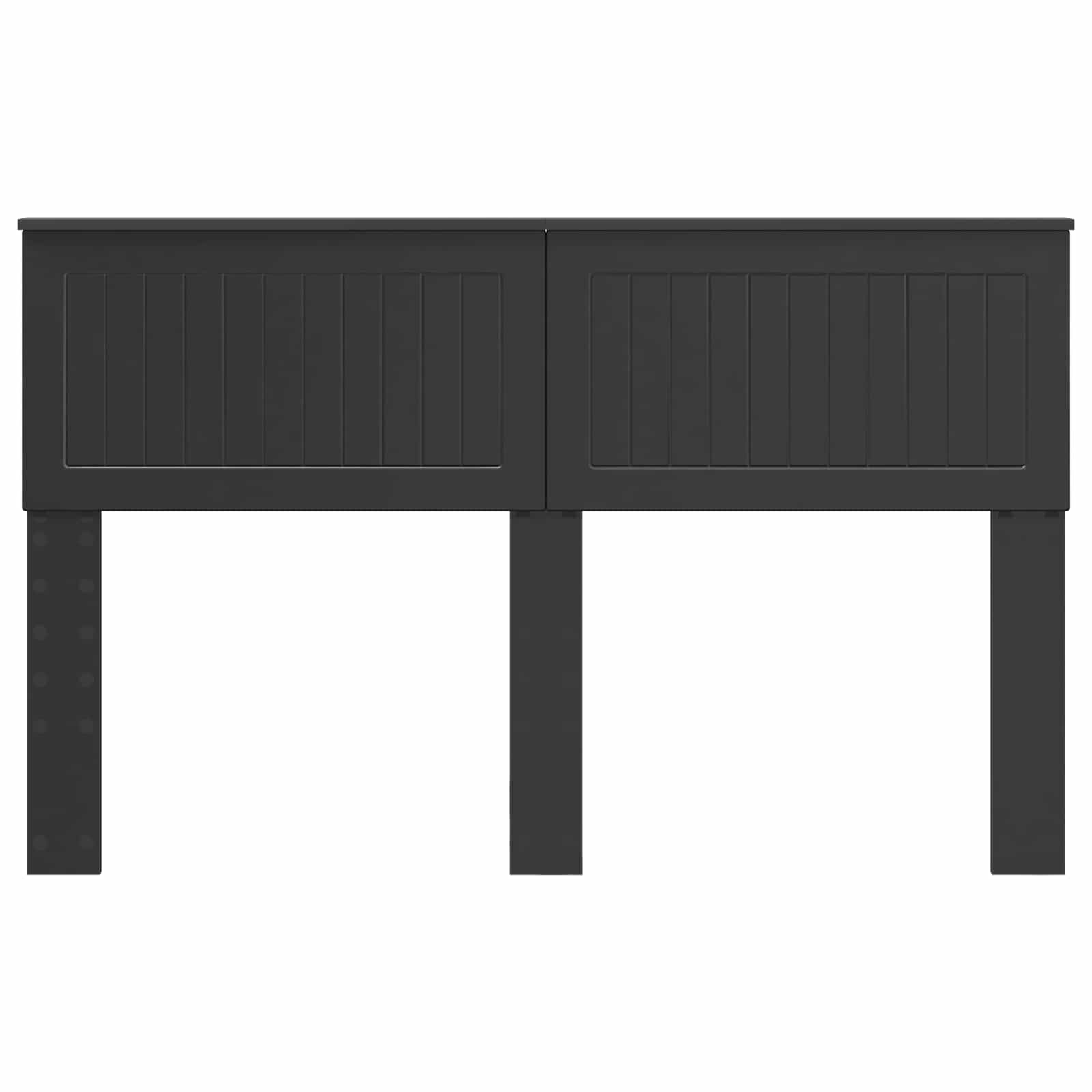 vidaXL Headboard Black Oak Engineered wood 4