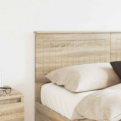 vidaXL Headboard Sonoma Oak Engineered wood 3