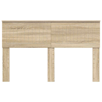 vidaXL Headboard Sonoma Oak Engineered wood 4