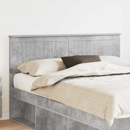 vidaXL Headboard Concrete Grey Engineered wood 1