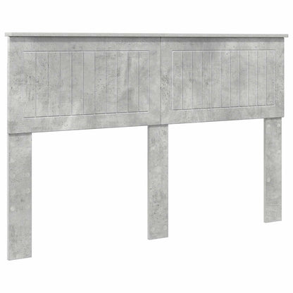 vidaXL Headboard Concrete Grey Engineered wood 2