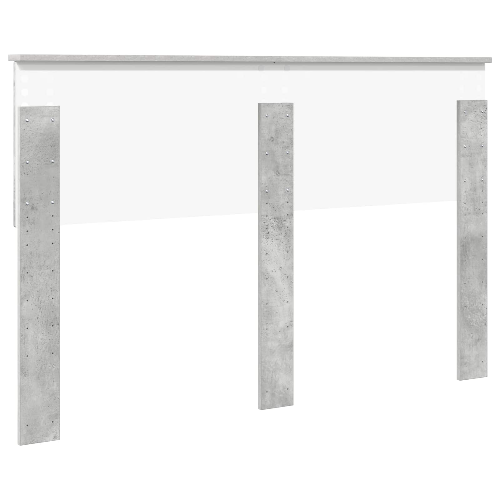 vidaXL Headboard Concrete Grey Engineered wood 6