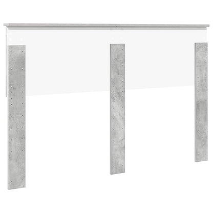 vidaXL Headboard Concrete Grey Engineered wood 6