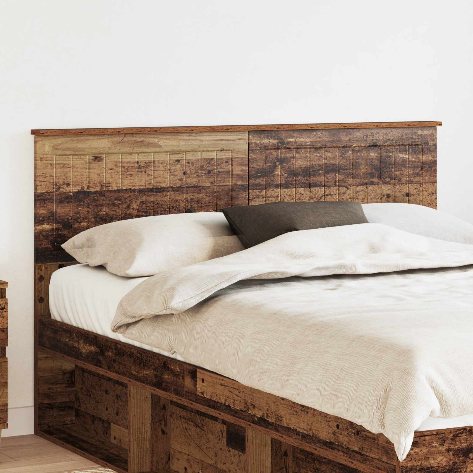 vidaXL Headboard Old Wood Engineered wood 1