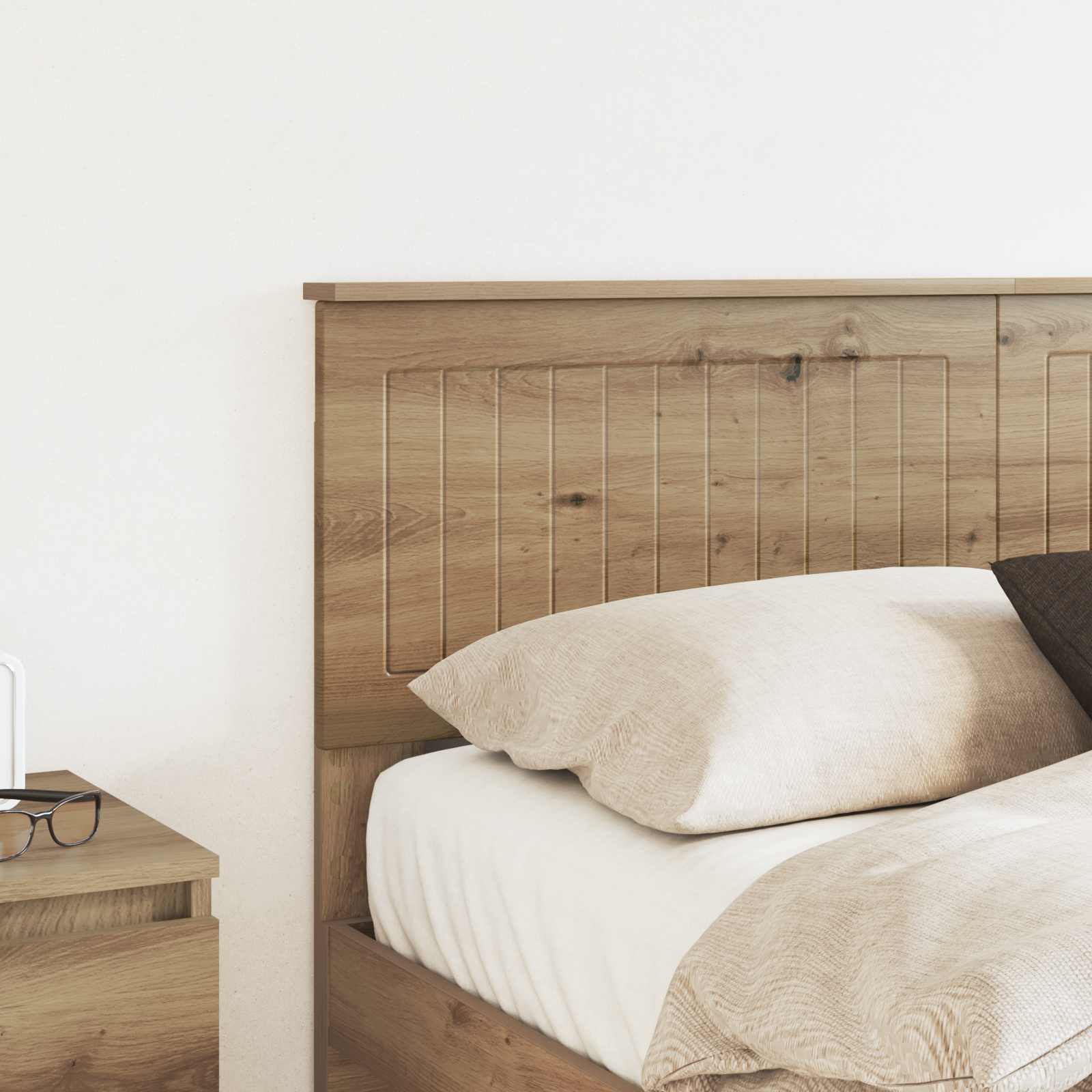 vidaXL Headboard Artisan Oak Engineered wood 3