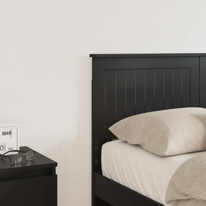vidaXL Headboard Black Oak Engineered wood 3