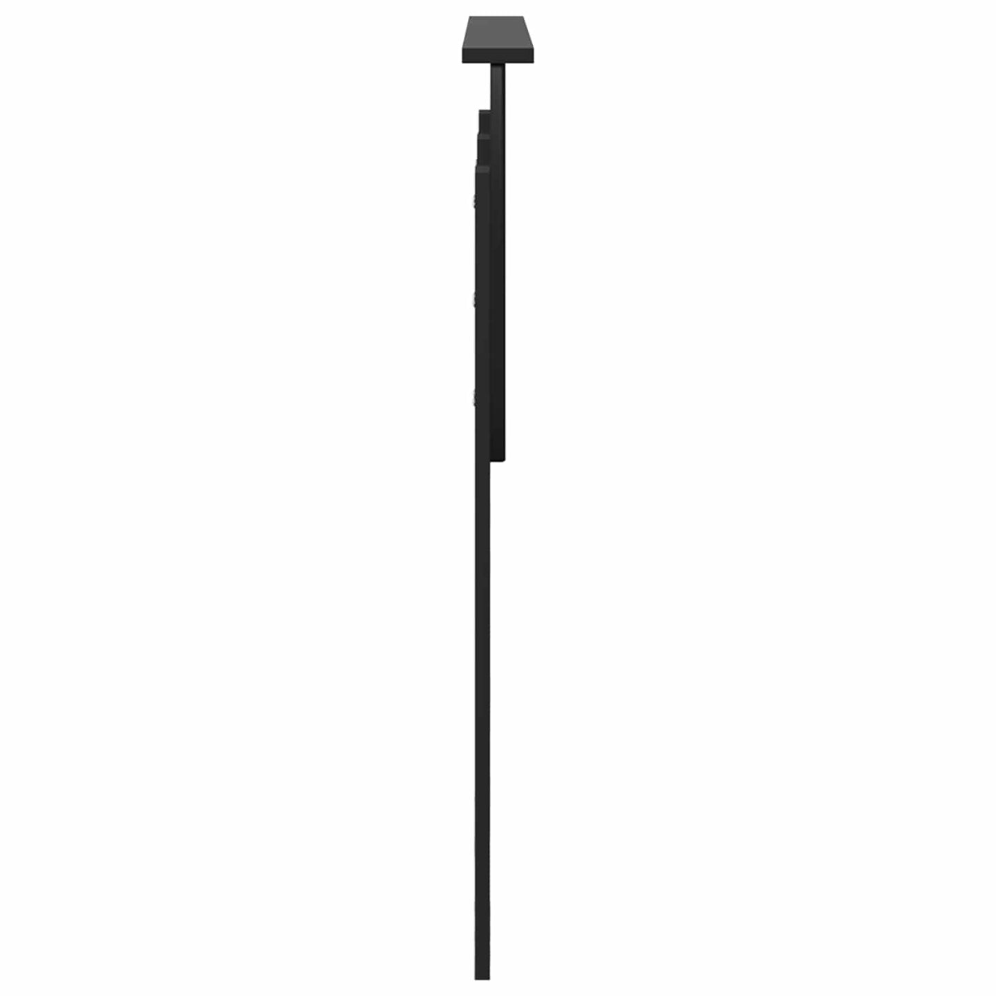 vidaXL Headboard Black Oak Engineered wood 5