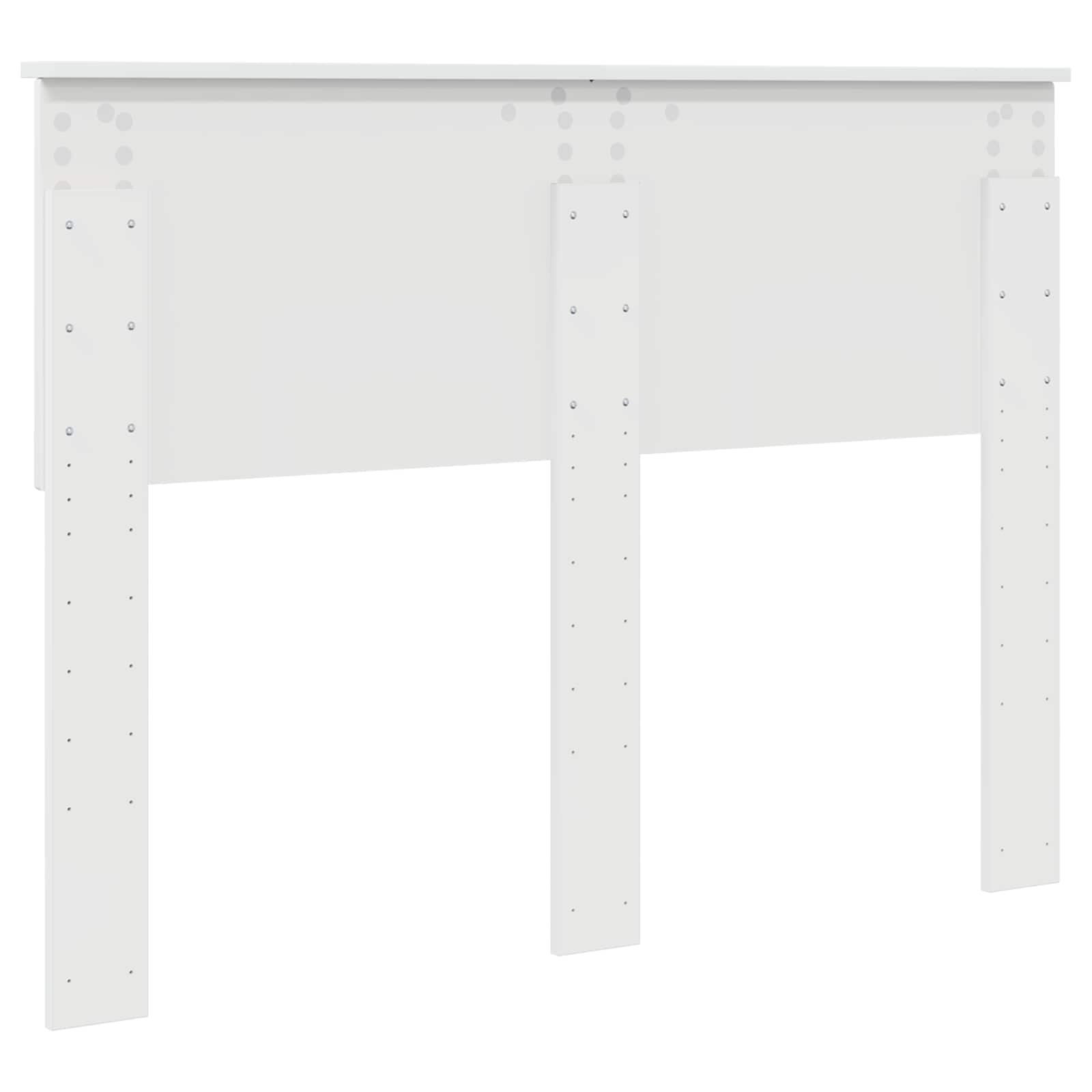 vidaXL Headboard Gloss White Engineered wood 6