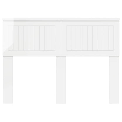 vidaXL Headboard Gloss White Engineered wood 4