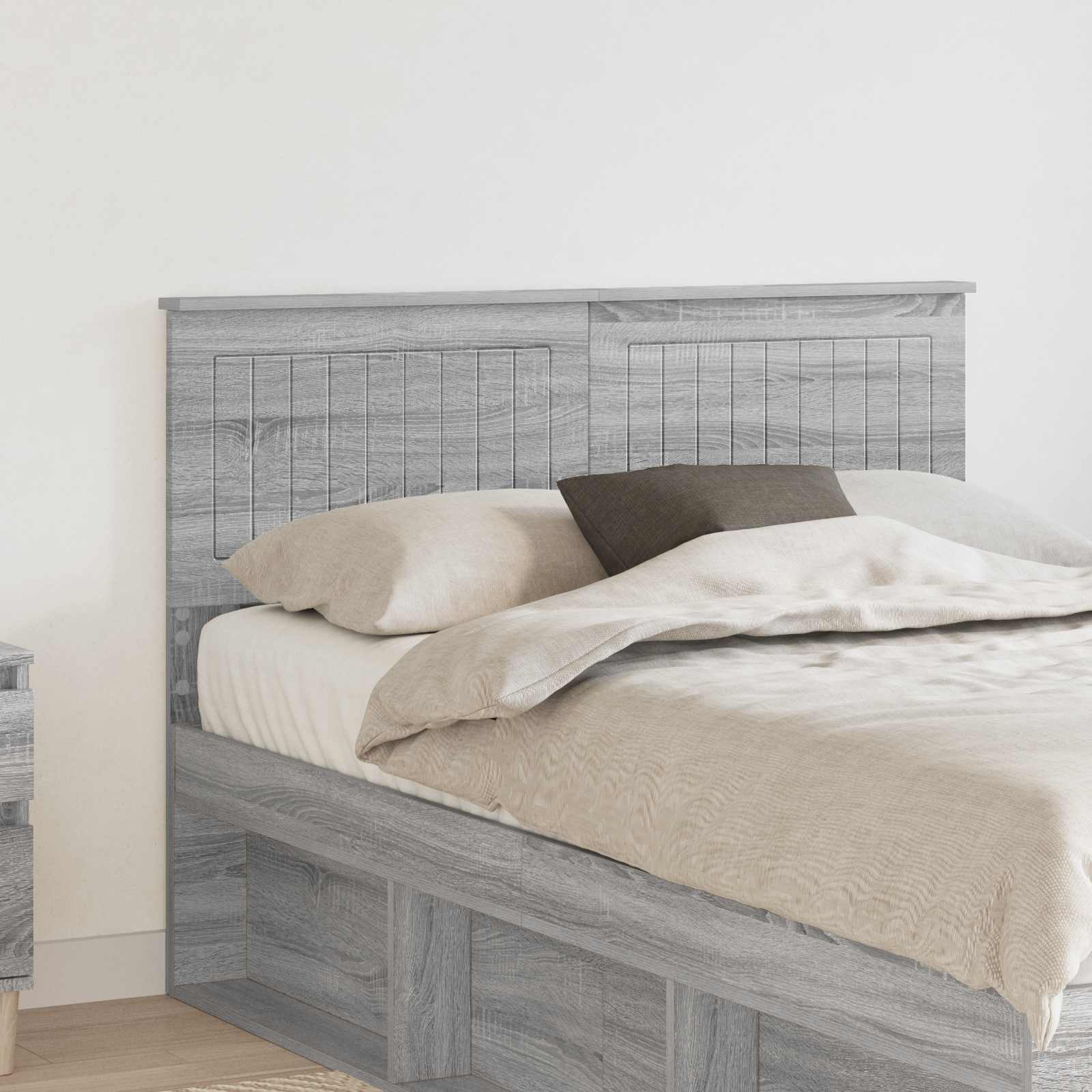 vidaXL Headboard Grey Sonoma Engineered wood 1
