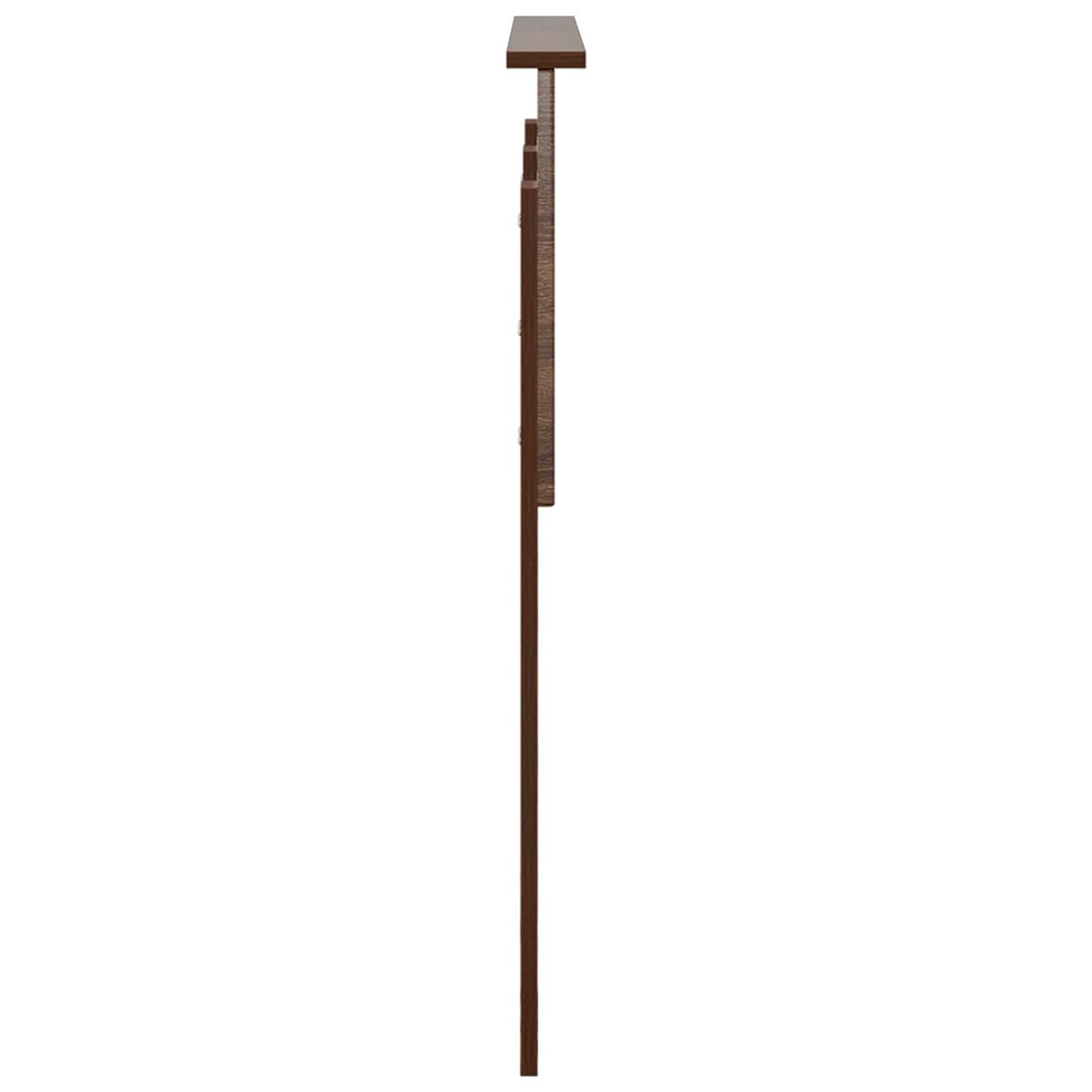 vidaXL Headboard Brown Oak Engineered wood 5