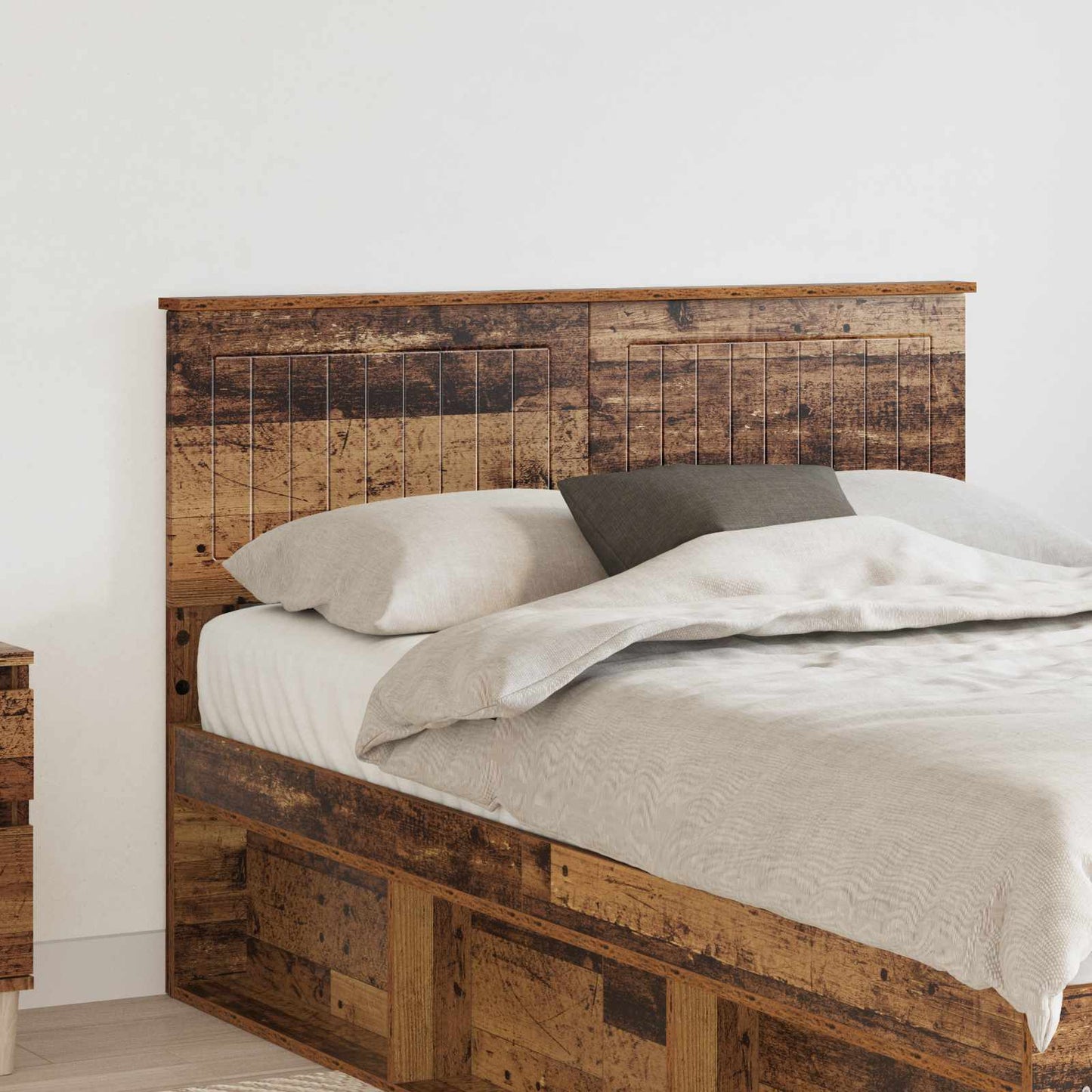 vidaXL Headboard Old Wood Engineered wood 1
