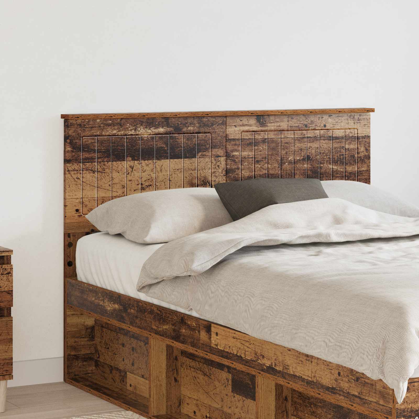 vidaXL Headboard Old Wood Engineered wood 1