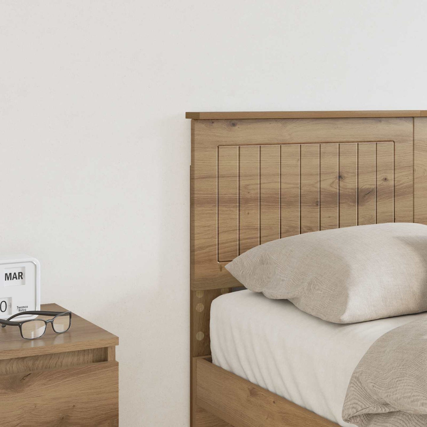 vidaXL Headboard Artisan Oak Engineered wood 3
