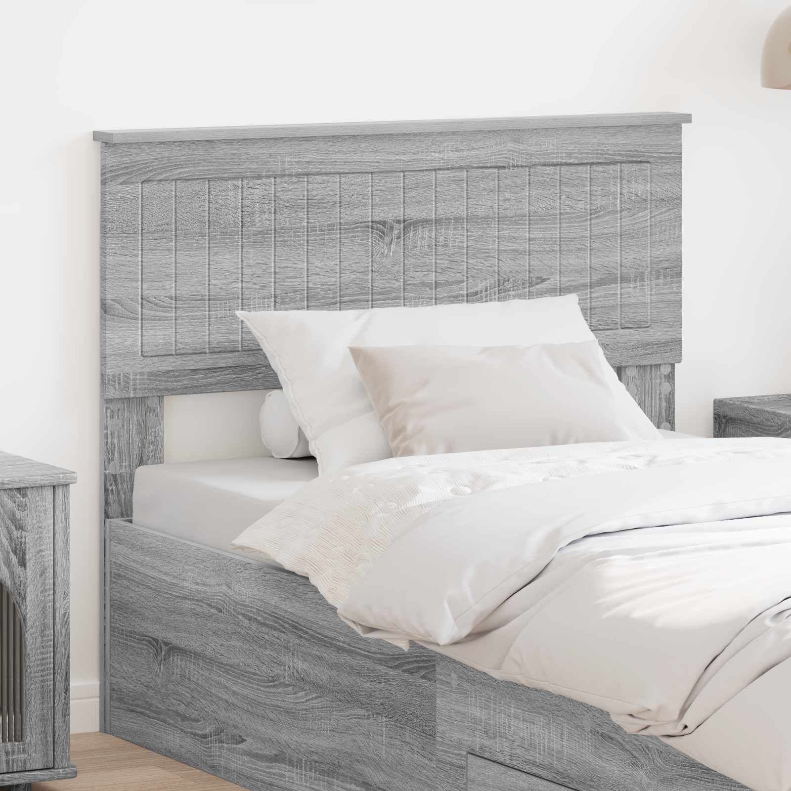 vidaXL Headboard Grey Sonoma Engineered wood 1