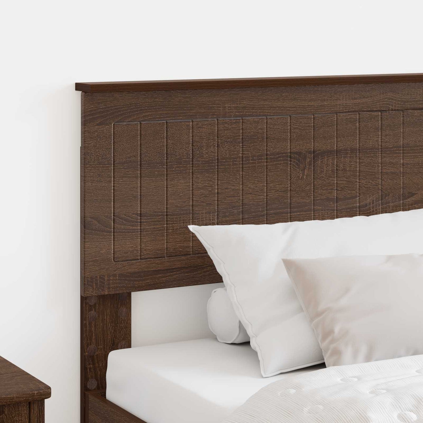 vidaXL Headboard Brown Oak Engineered wood 3