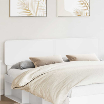vidaXL Headboard White Engineered wood 1