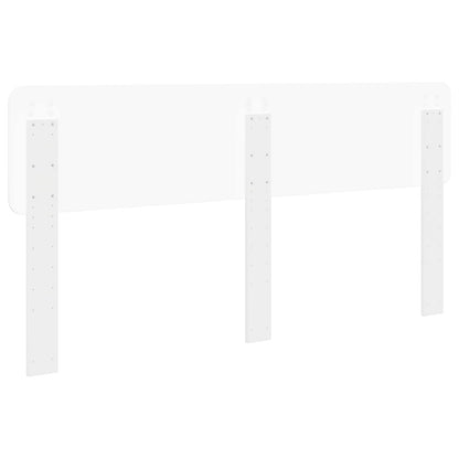 vidaXL Headboard White Engineered wood 6