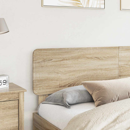 vidaXL Headboard Sonoma Oak Engineered wood 3