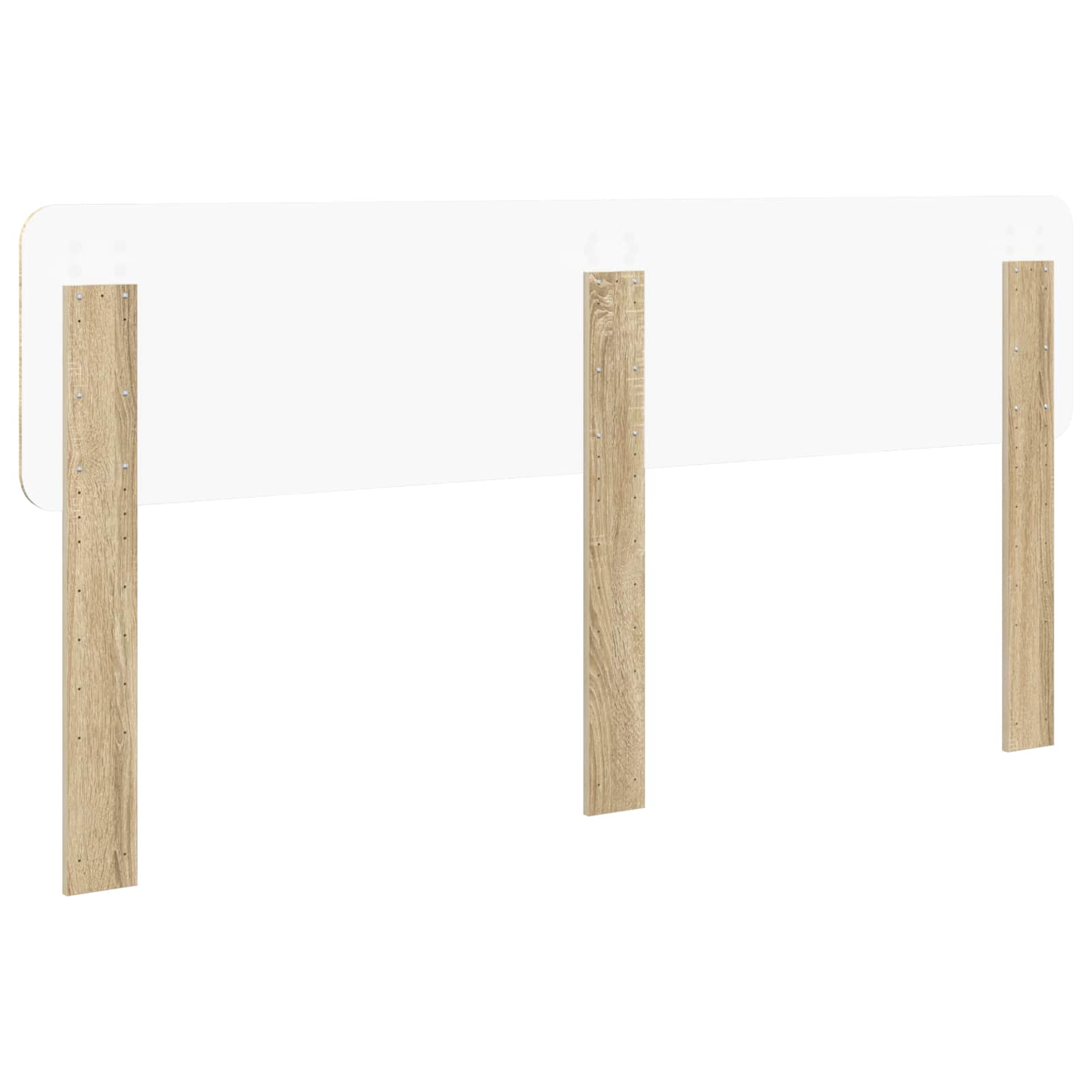 vidaXL Headboard Sonoma Oak Engineered wood 6