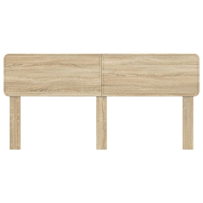 vidaXL Headboard Sonoma Oak Engineered wood 4