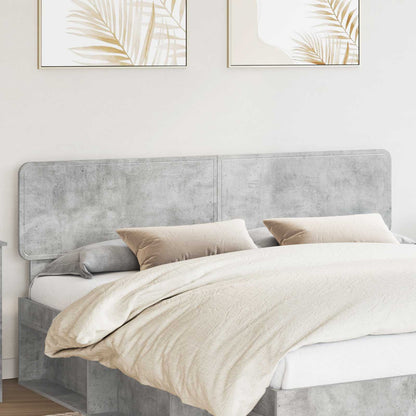 vidaXL Headboard Concrete Grey Engineered wood 1