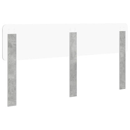 vidaXL Headboard Concrete Grey Engineered wood 6