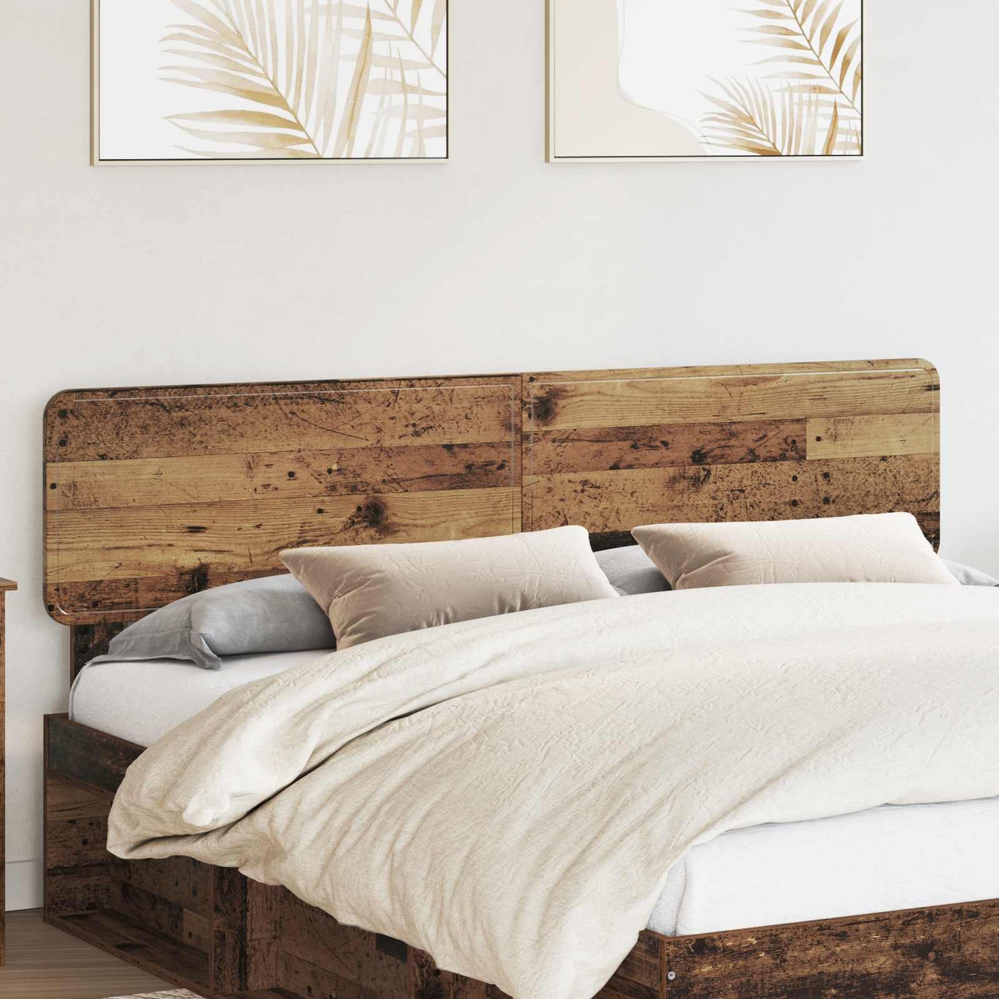 vidaXL Headboard Old Wood Engineered wood 1