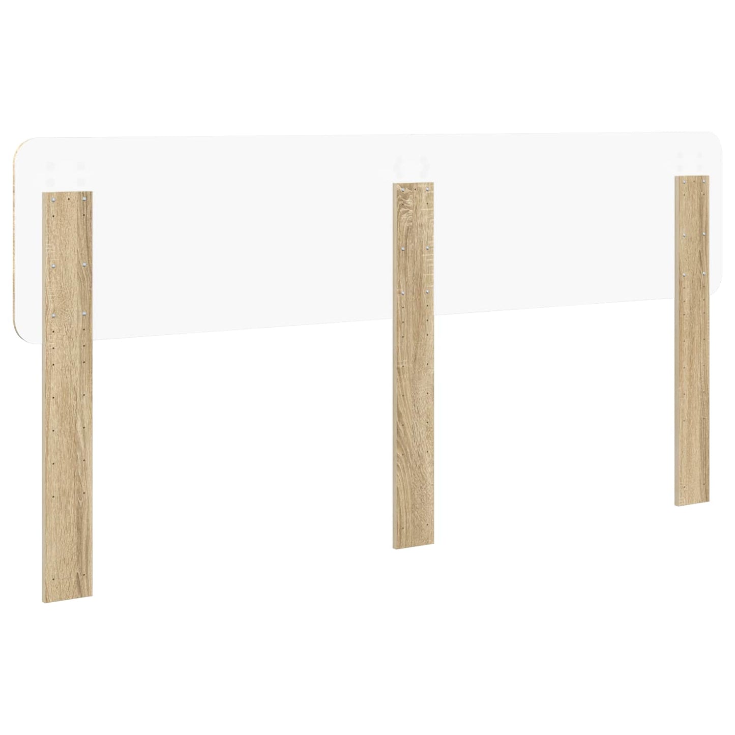 vidaXL Headboard Sonoma Oak Engineered wood 6