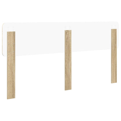 vidaXL Headboard Sonoma Oak Engineered wood 6