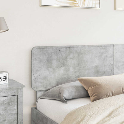 vidaXL Headboard Concrete Grey Engineered wood 3