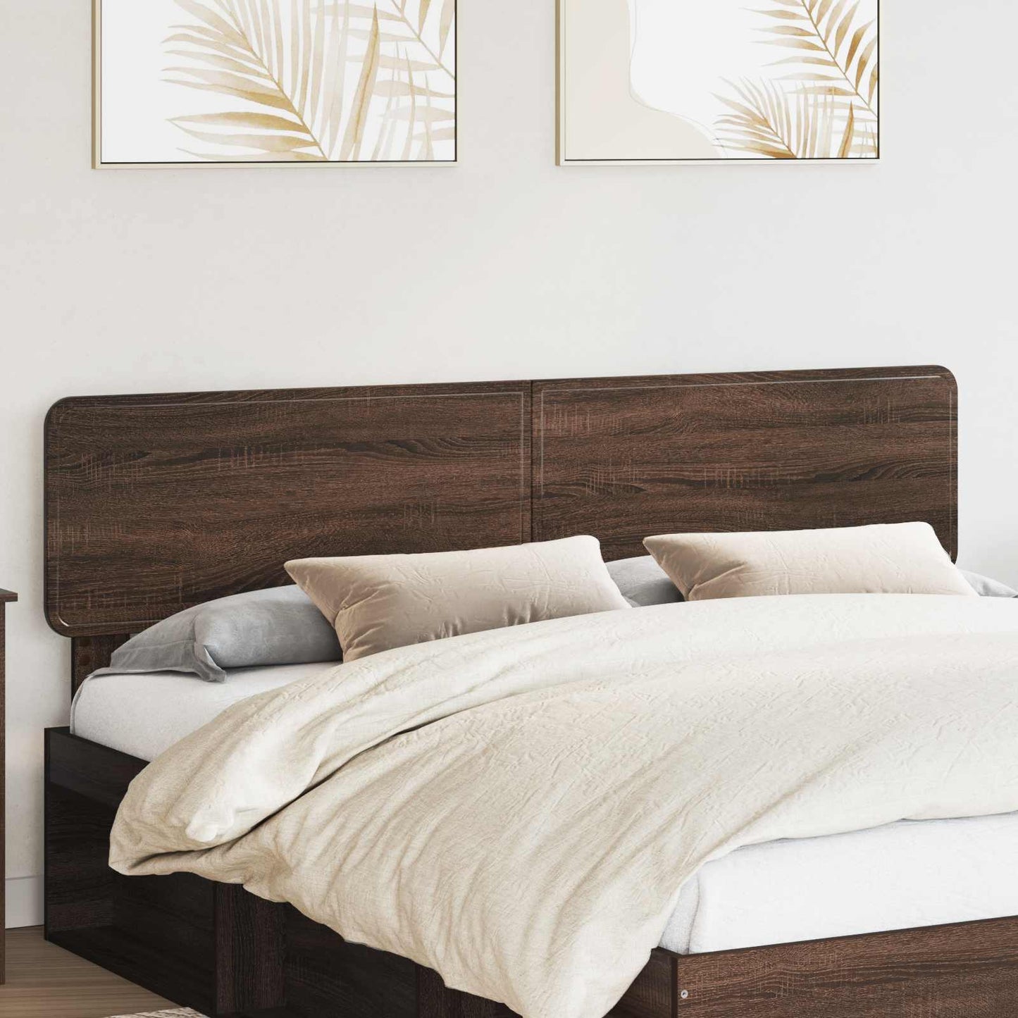 vidaXL Headboard Brown Oak Engineered wood 1