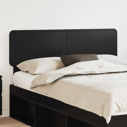 vidaXL Headboard Black Oak Engineered wood 1