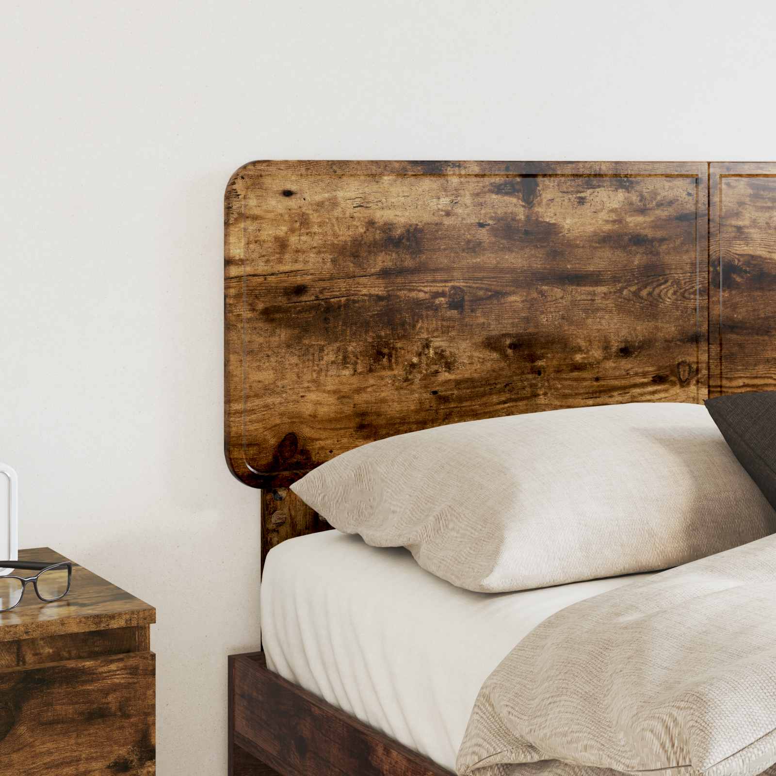 vidaXL Headboard Smoked Oak Engineered wood 3