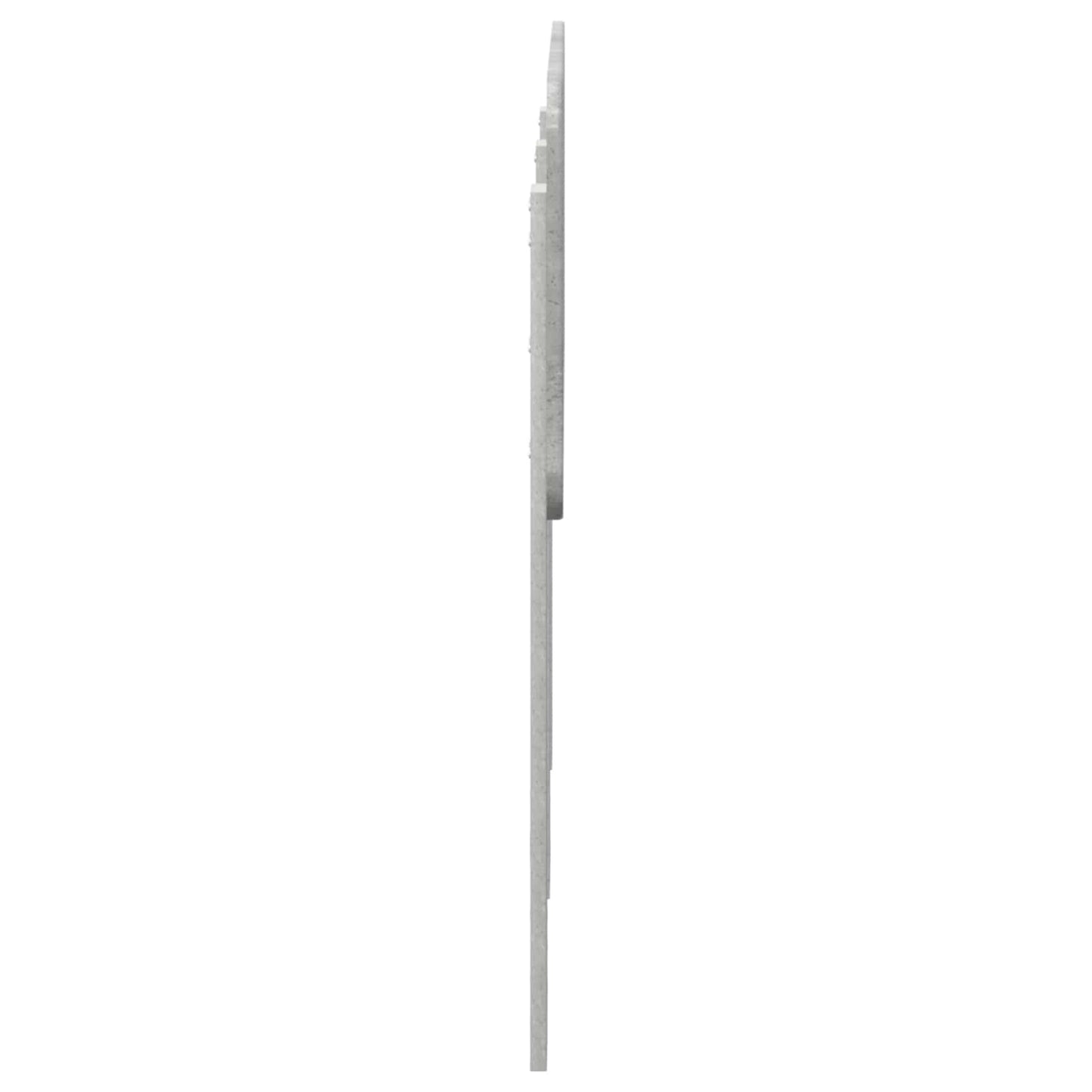 vidaXL Headboard Concrete Grey Engineered wood 5