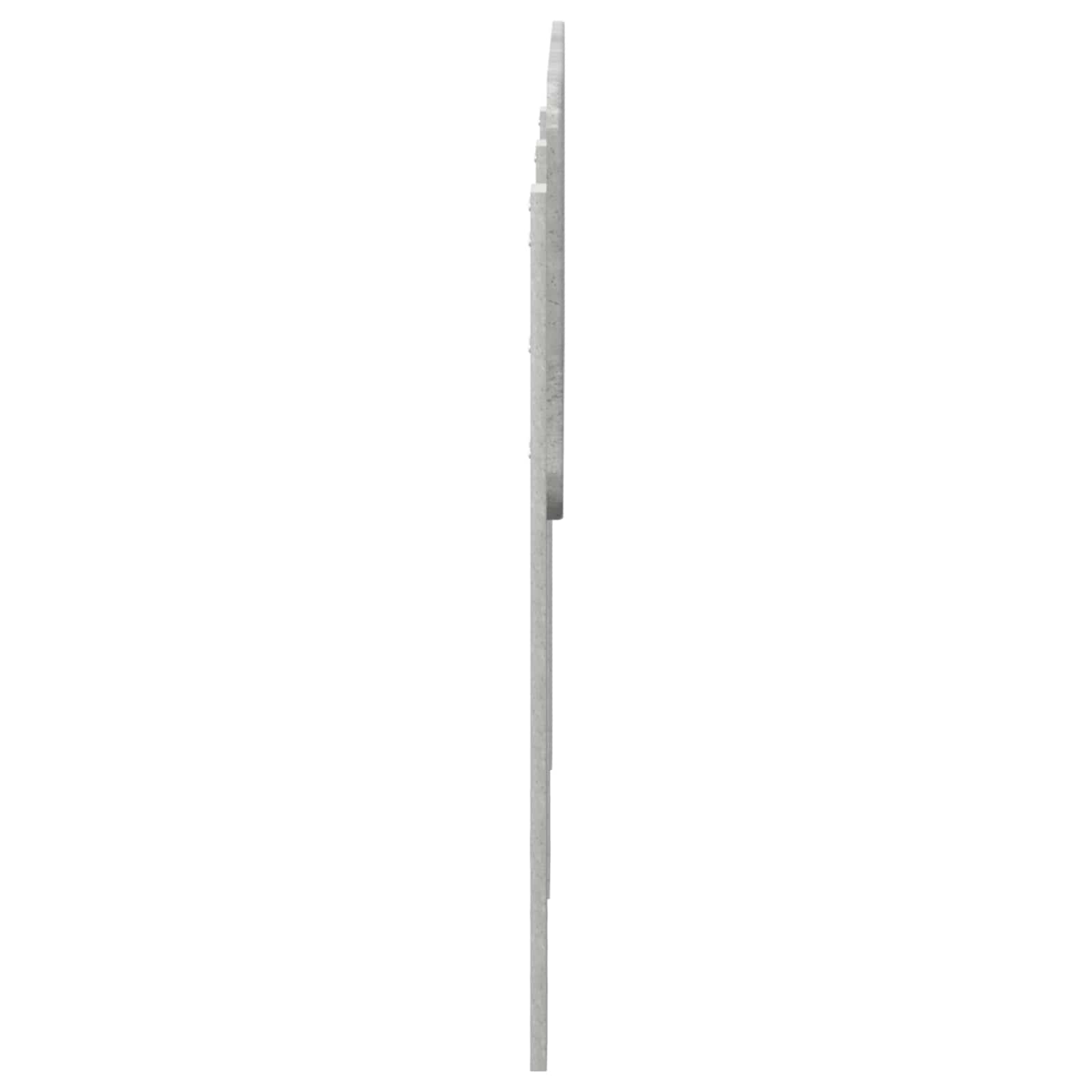 vidaXL Headboard Concrete Grey Engineered wood 5