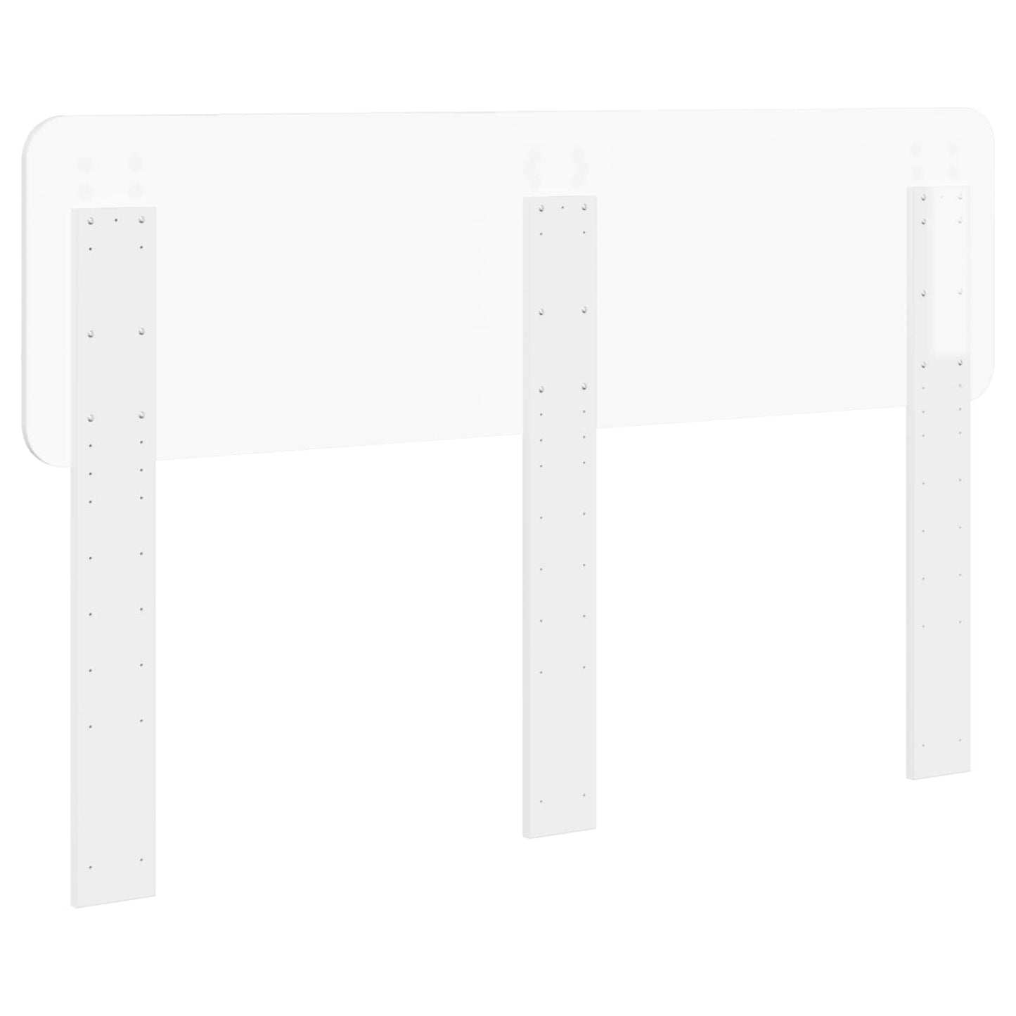 vidaXL Headboard Gloss White Engineered wood 6